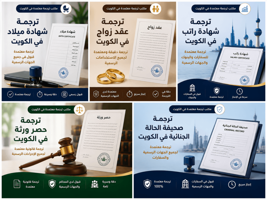 ترجمة الوثائق الرسمية في الكويت