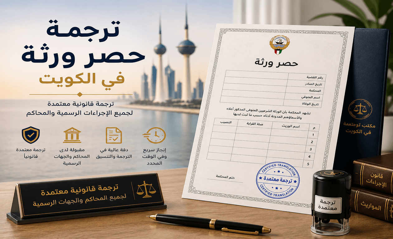 ترجمة حصر ورثة
